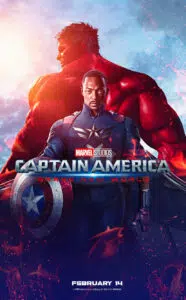 Captain America: Brave New World official movie poster available for streaming on IPTVCanada